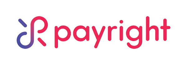 Payright logo in red and purple
