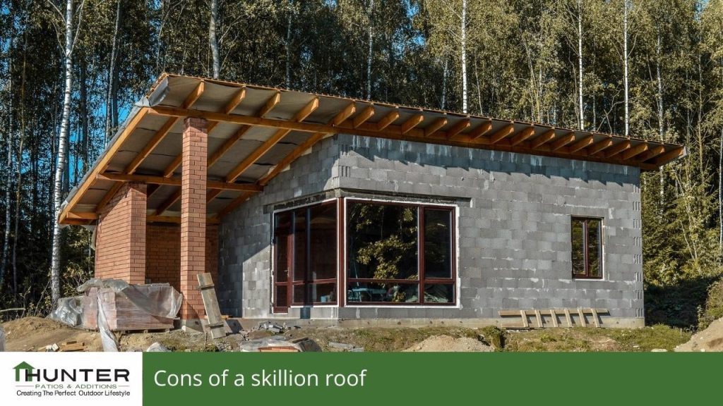 Pros and Cons of Skillion Roofing - Skillion Roof Modern house with skillion roof and large windows.