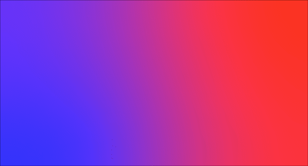 Colorful gradient from blue to red. Payright animated logo.