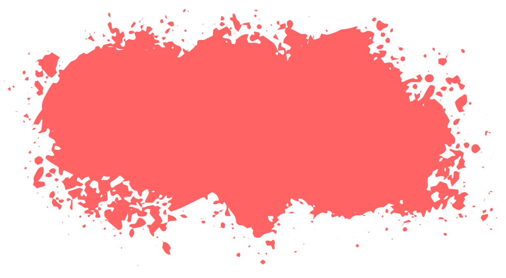 Red abstract shape background splatter
